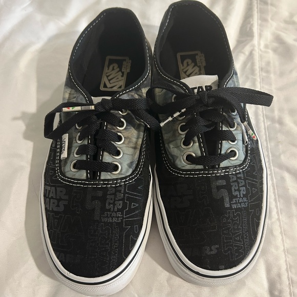Vans women’s size 8.5, mens size 7 Star Wars sneakers black shoes. - Picture 3 of 10